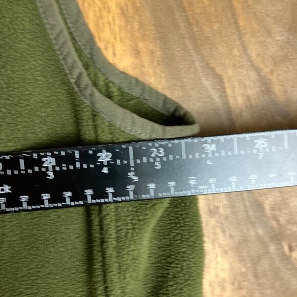 Zero Foxtrot Men Vest Green Fleece Full Zip Gilet Utility Outdoors Polyester 2XL - Picture 8 of 12